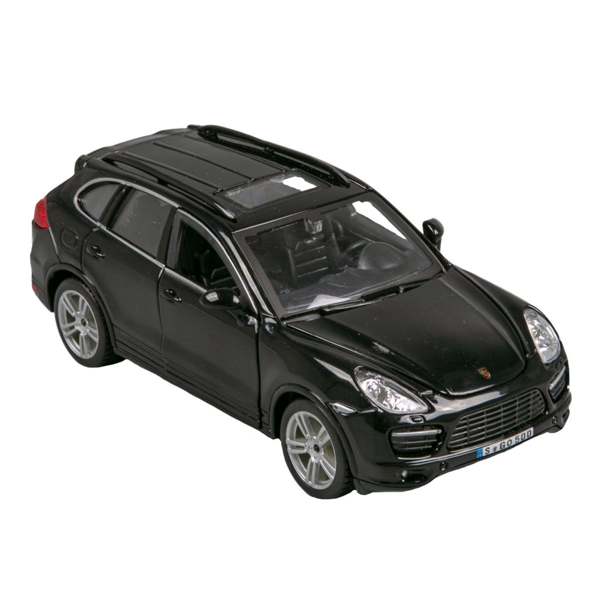 Машинка игрушечная Bburago Porsche Cayenne Turbo 1:24 черная купить,NaN