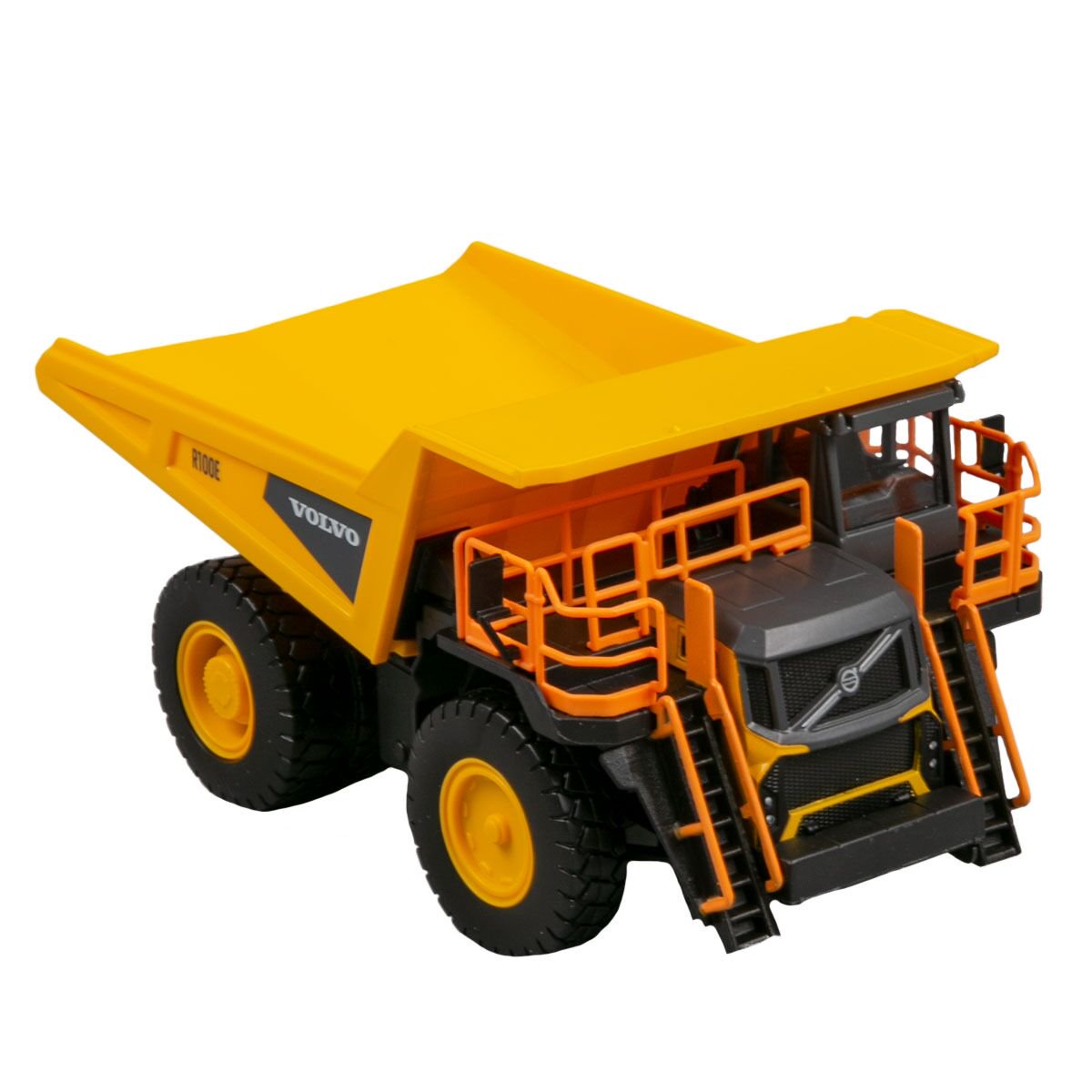 Машинка игрушечная Bburago Volvo R100E Rigid Hauler 1:50 желтая купить,NaN