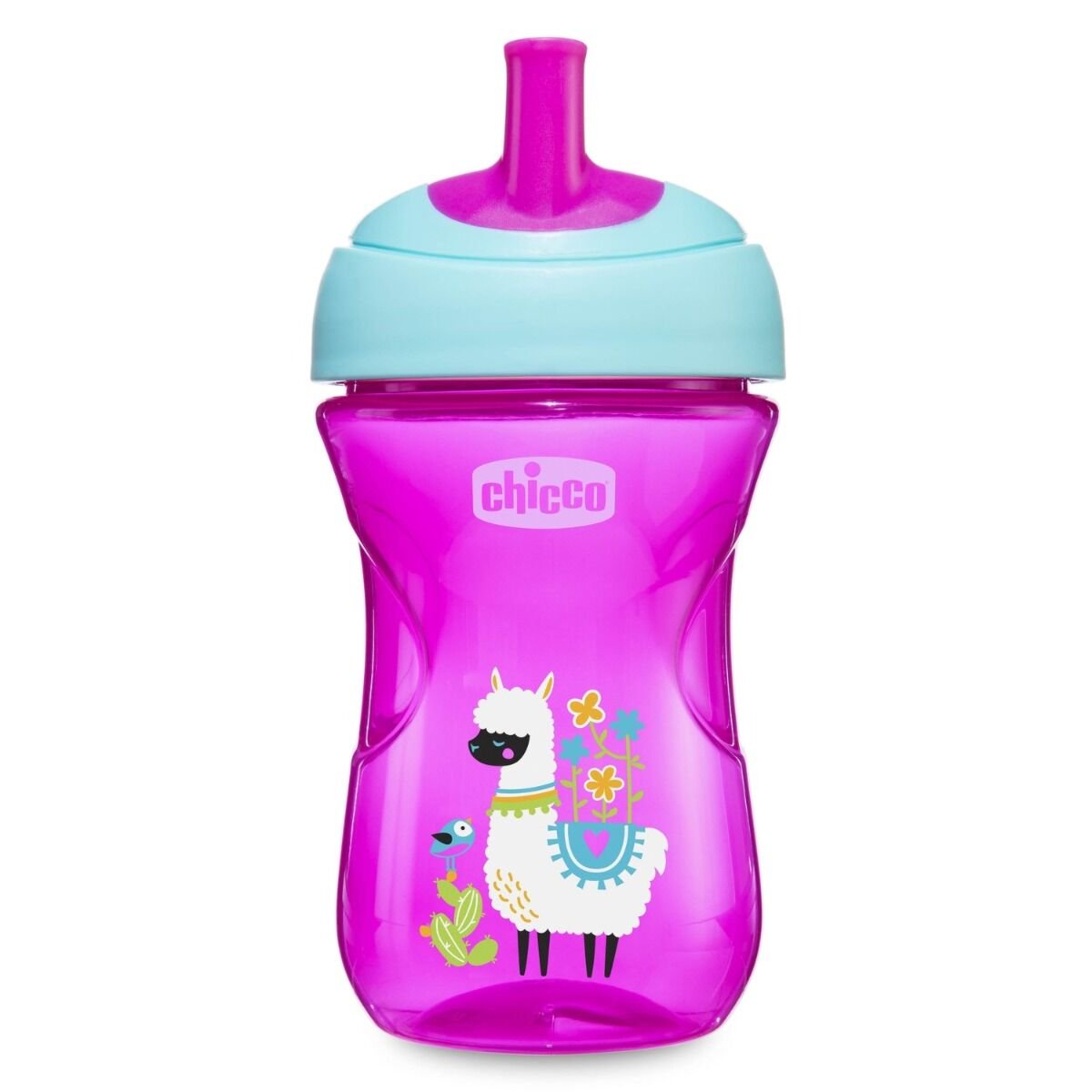 Поильник Chicco Advanced Cup 266 мл 12м+ розовый