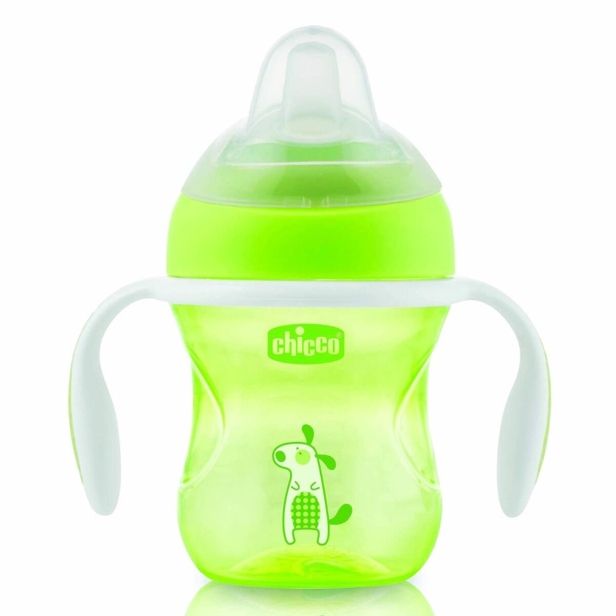 Поильник Chicco Transition Cup 200 мл 4м+ зеленый