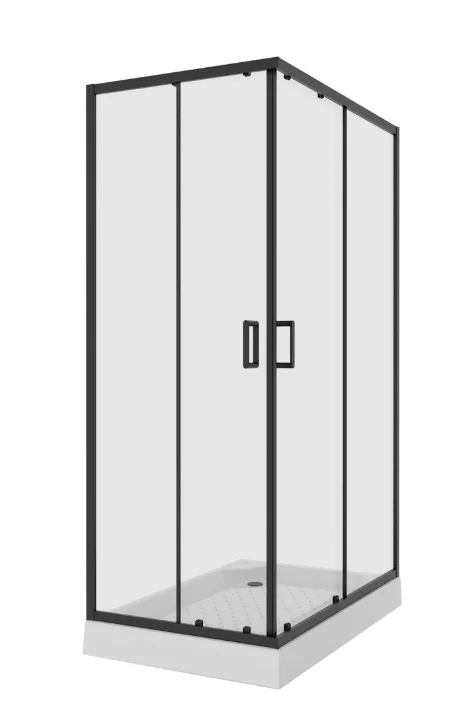 Душевое ограждение Niagara NG-6811-08 BLACK 120х90х195см