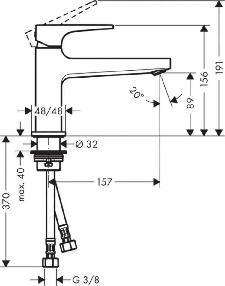 Смеситель Hansgrohe Metropol 32502000 хром купить,269700