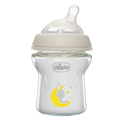 Бутылочка для кормления Chicco Natural Feeling 150 мл 0м+ стекло