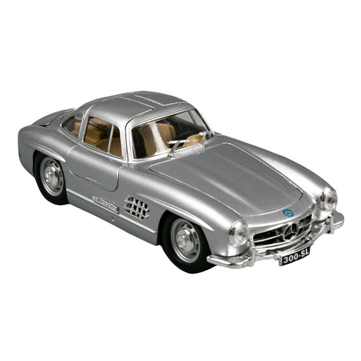 Машинка игрушечная Bburago Mercedes-Benz 300 SL 1954 1:24 серебристая