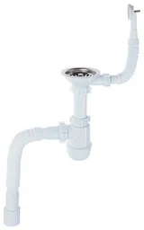 Сифон Ани Пласт A0142S Грот 3 1/2"*40 белый