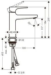 Смеситель Hansgrohe 74507000 хром