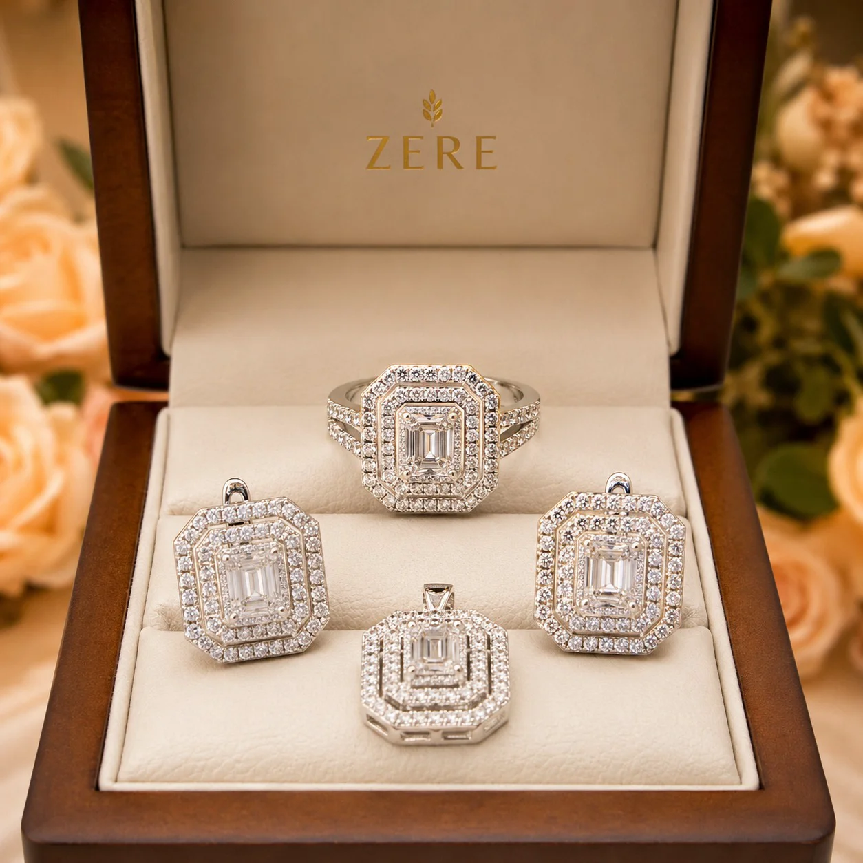 Комплект украшений Zere ZR120535 серебро 18р 13.9гр - ForteMarket Комплект украшений Zere ZR120535 серебро 18р 13.9гр купить,79200