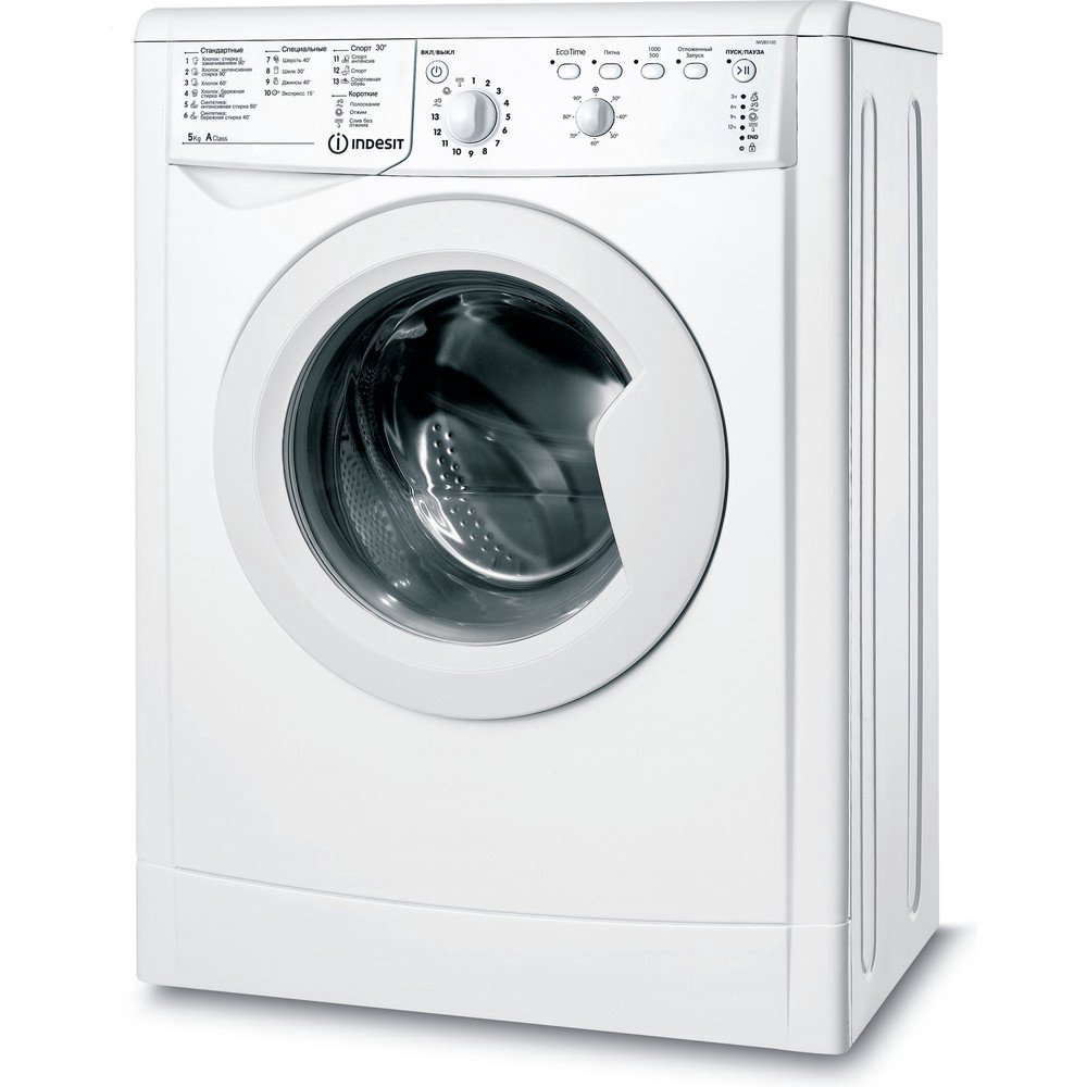 Стиральная машина Indesit IWSB 5105 CIS белая купить,126152