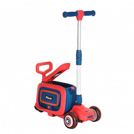 Самокат 3в1 HD-8814B красный - ForteMarket Самокат 3в1 HD-8814B красный купить,0