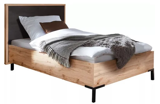 Кровать Пинскдрев Блэквуд СГ П558.11-1 90х200см коричневый