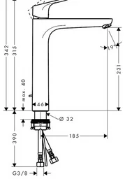 Смеситель Hansgrohe Focus 31531000 хром