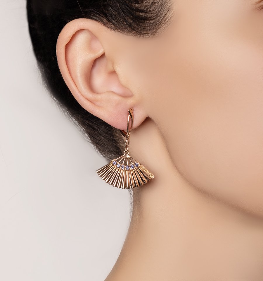 Серьги Кристалл H196-1 купить,NaN