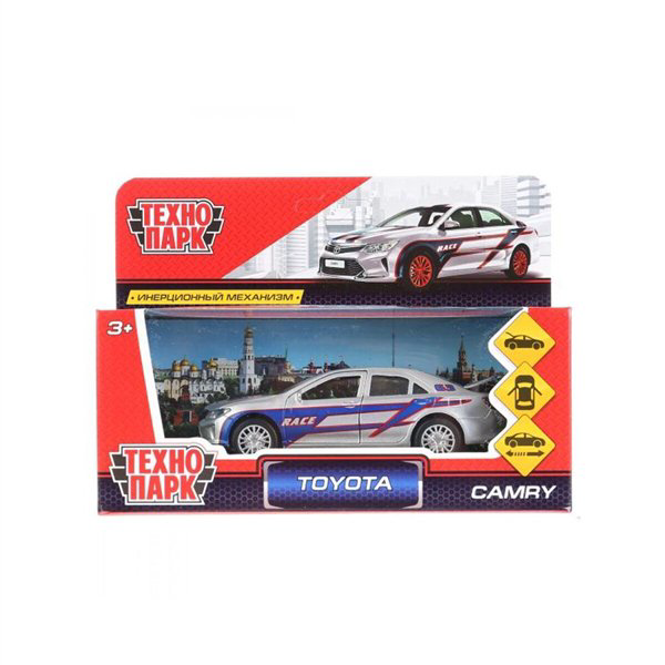 Машинка Технопарк  Toyota Camry спорт 12см  серебристая купить,NaN