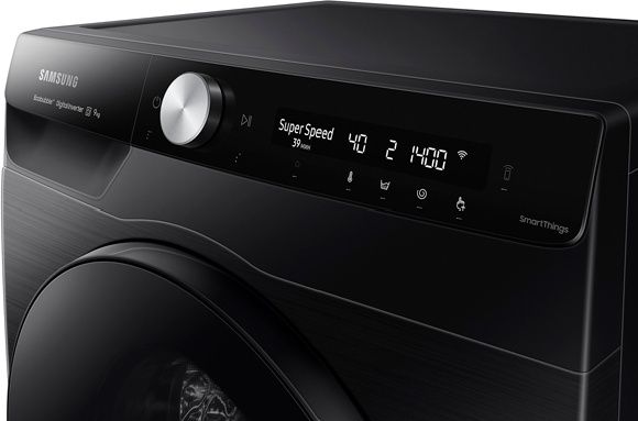 Стиральная машина Samsung WW90A7M48PB/LD черная купить,NaN
