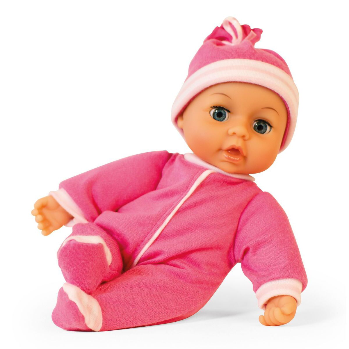 Пупс Bayer Dolls Малыш в ярко - розовом костюме 20см купить,NaN