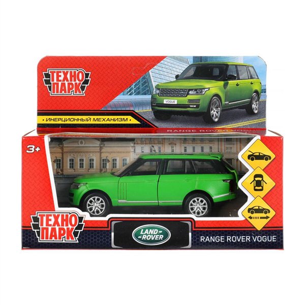 Машинка Технопарк  Range Rover Vogue Soft 12см зеленая купить,NaN