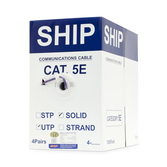 Кабель витая пара SHIP D108 UTP LSZH Solid фиолетовый купить,93704