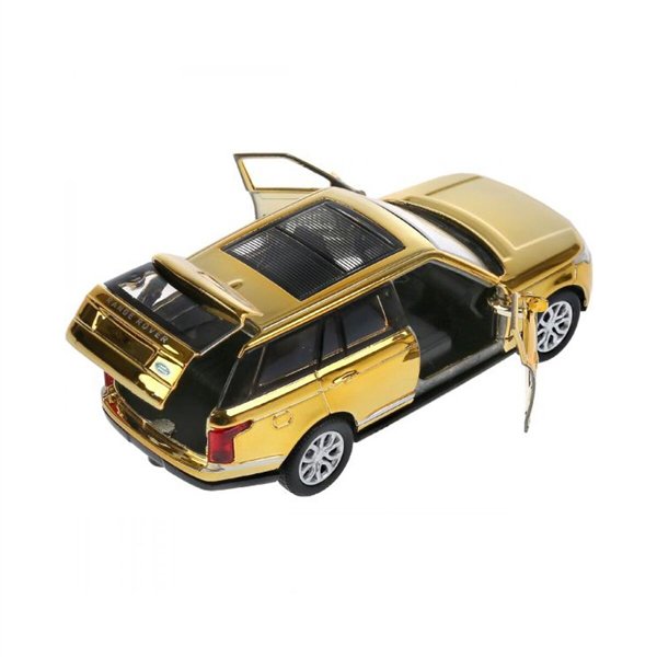 Машинка Технопарк  Range Rover Vogue 12см хром золотистая купить,NaN