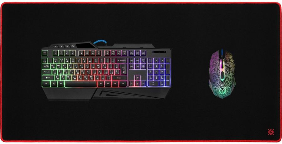 Коврик для мыши Defender Black Ultra XXL черный - ForteMarket Коврик для мыши Defender Black Ultra XXL черный купить,0