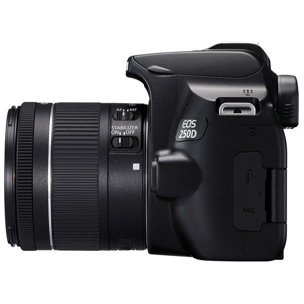 Зеркальная фотокамера Canon EOS 250D EF-S 18-55 IS STM Kit черная купить,NaN