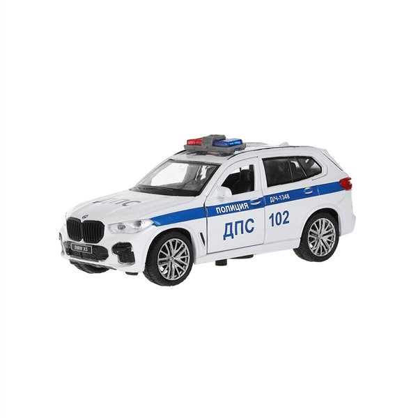 Машинка Технопарк  BMW X5 M-Sport полиция 12см белая