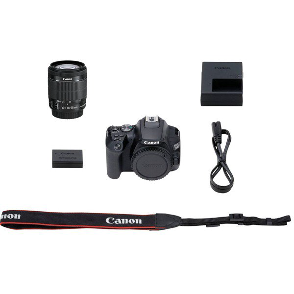 Зеркальная фотокамера Canon EOS 250D EF-S 18-55 IS STM Kit черная купить,NaN