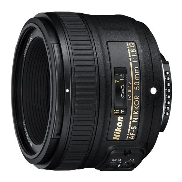 Объектив Nikon AF-S Nikkor 50mm f/1.8G черный купить,NaN