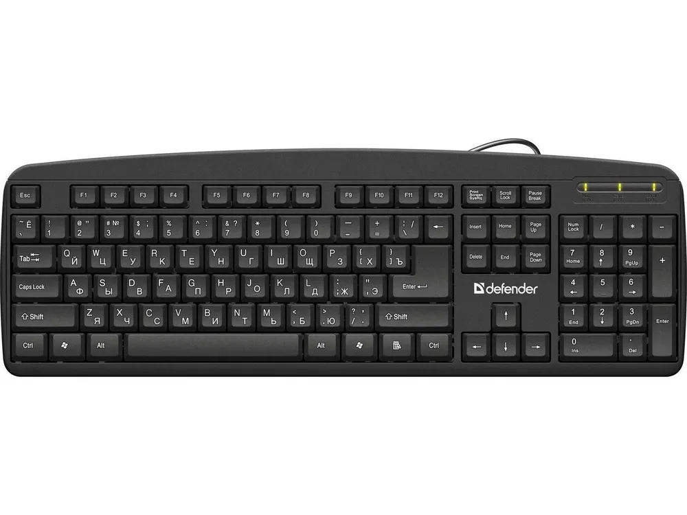 Клавиатура Defender Office HB-910 RU черная