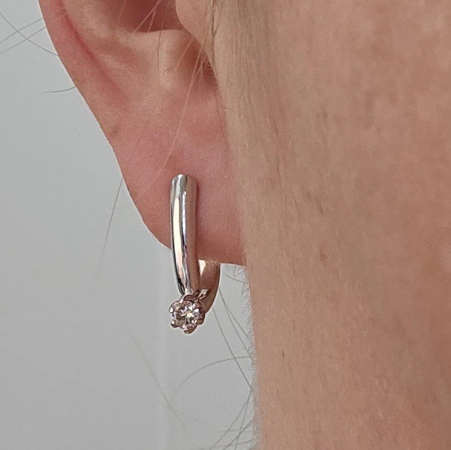 Серьги Deimantas 110969432 3,24гр 0,22ct. купить,NaN