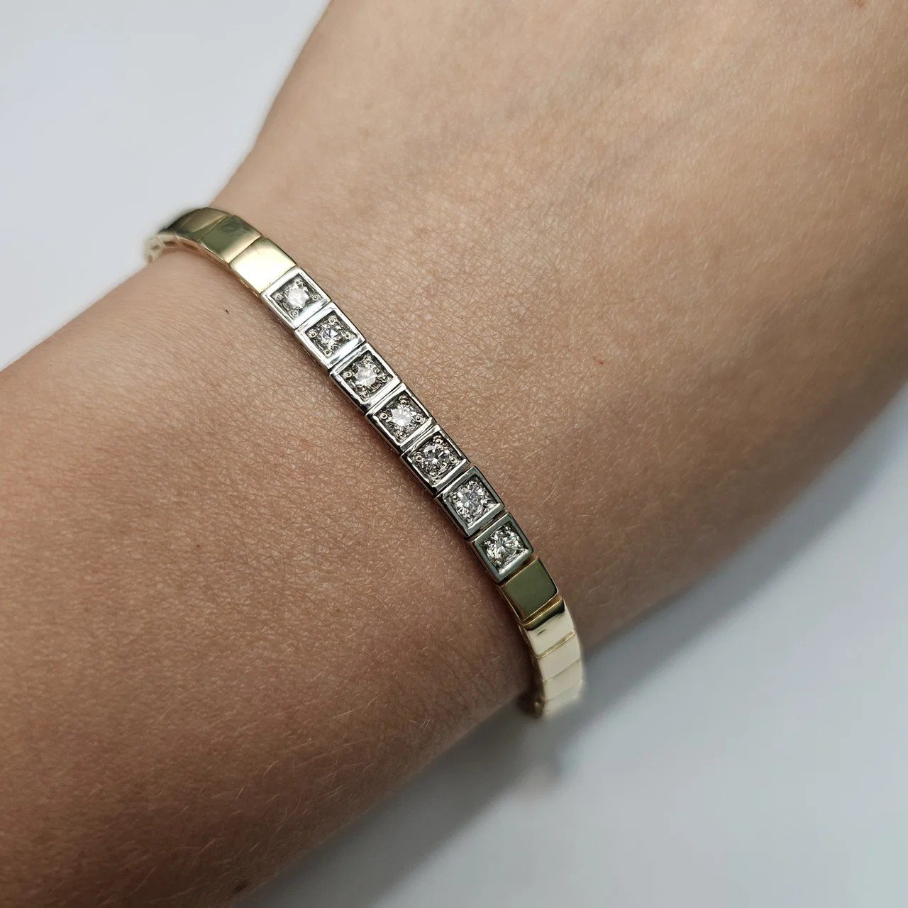 Браслет Deimantas 110969405 17,5р 12,7гр 0,53ct. купить,NaN