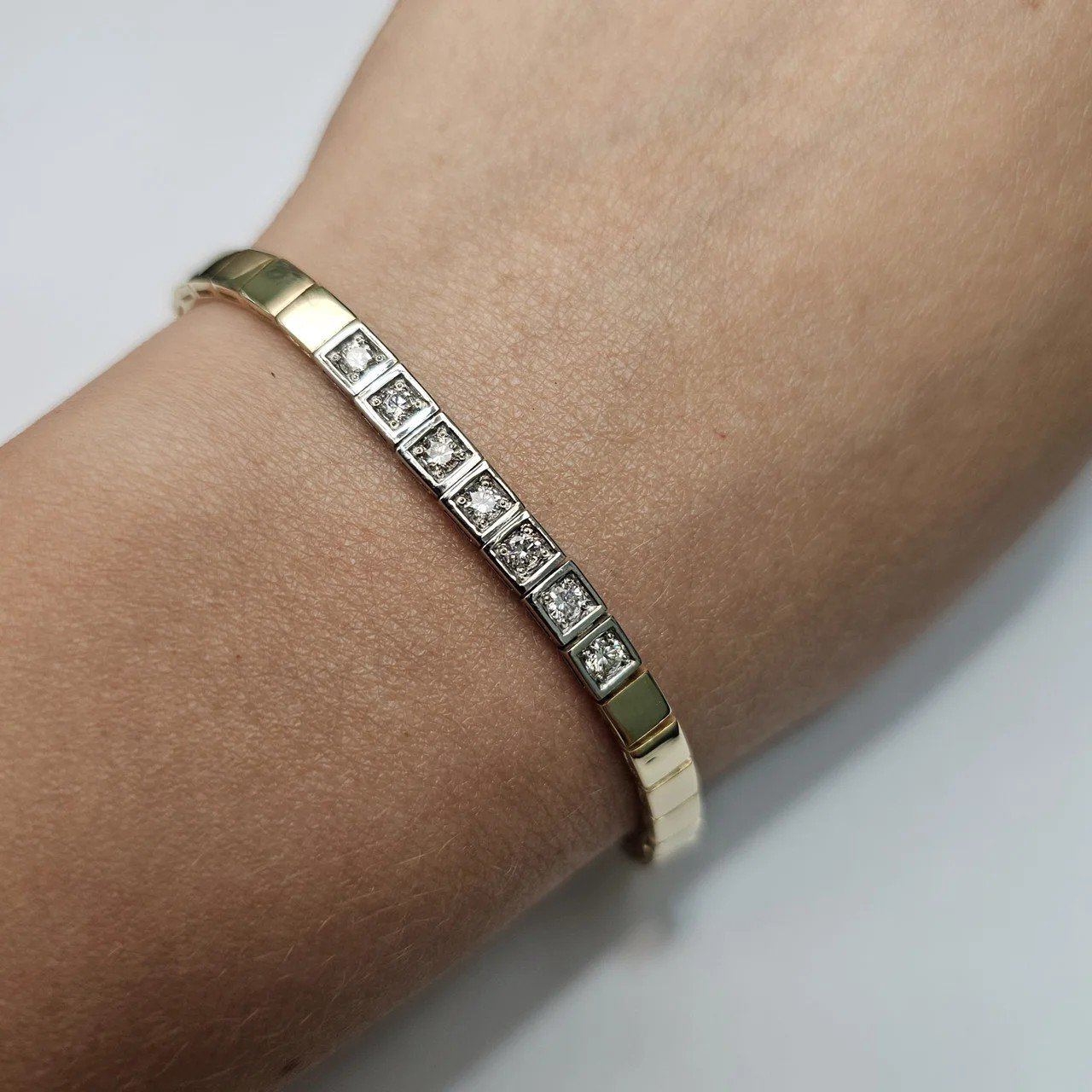 Браслет Deimantas 110969405 17,5р 12,7гр 0,53ct. купить,NaN