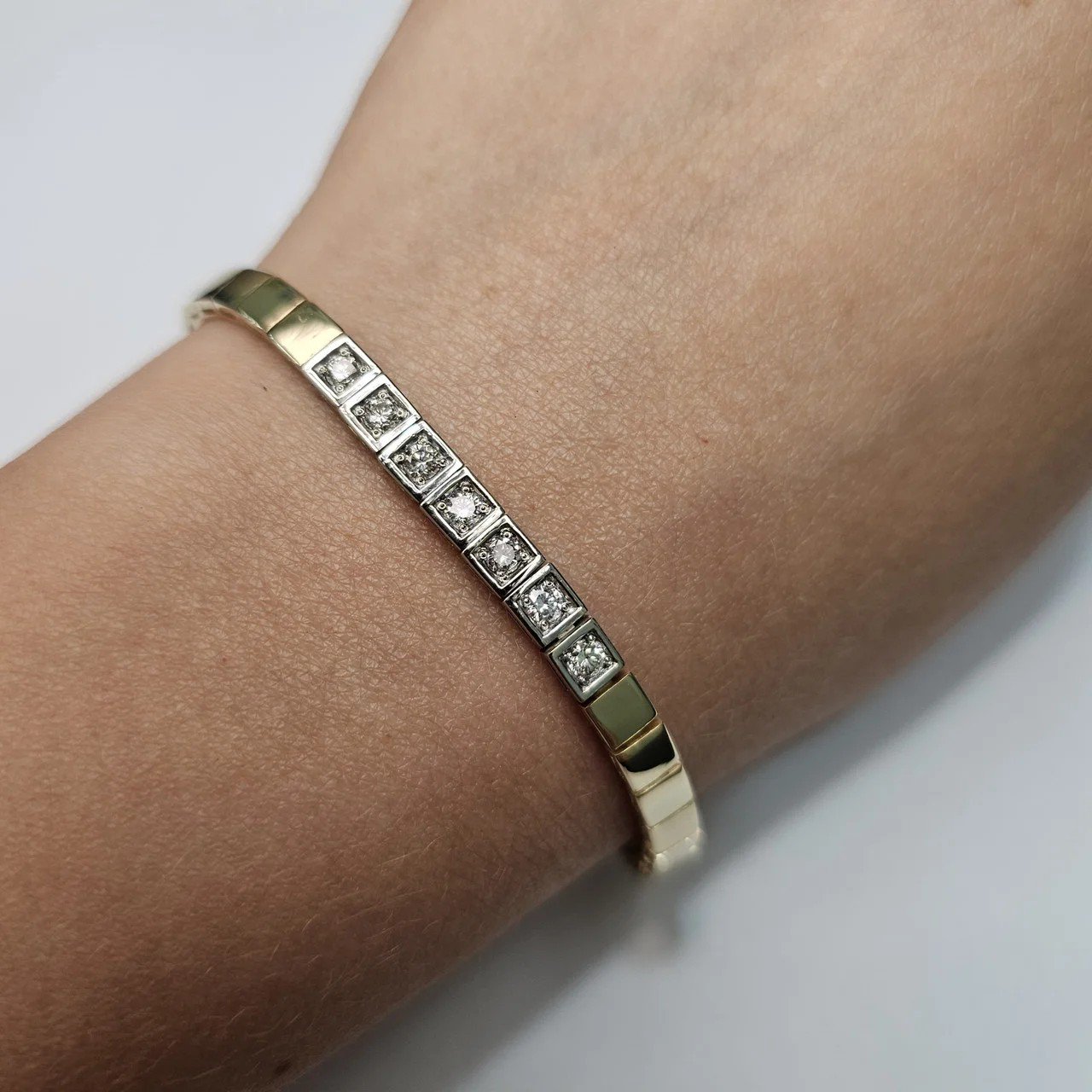 Браслет Deimantas 110969405 17,5р 12,7гр 0,53ct. купить,NaN