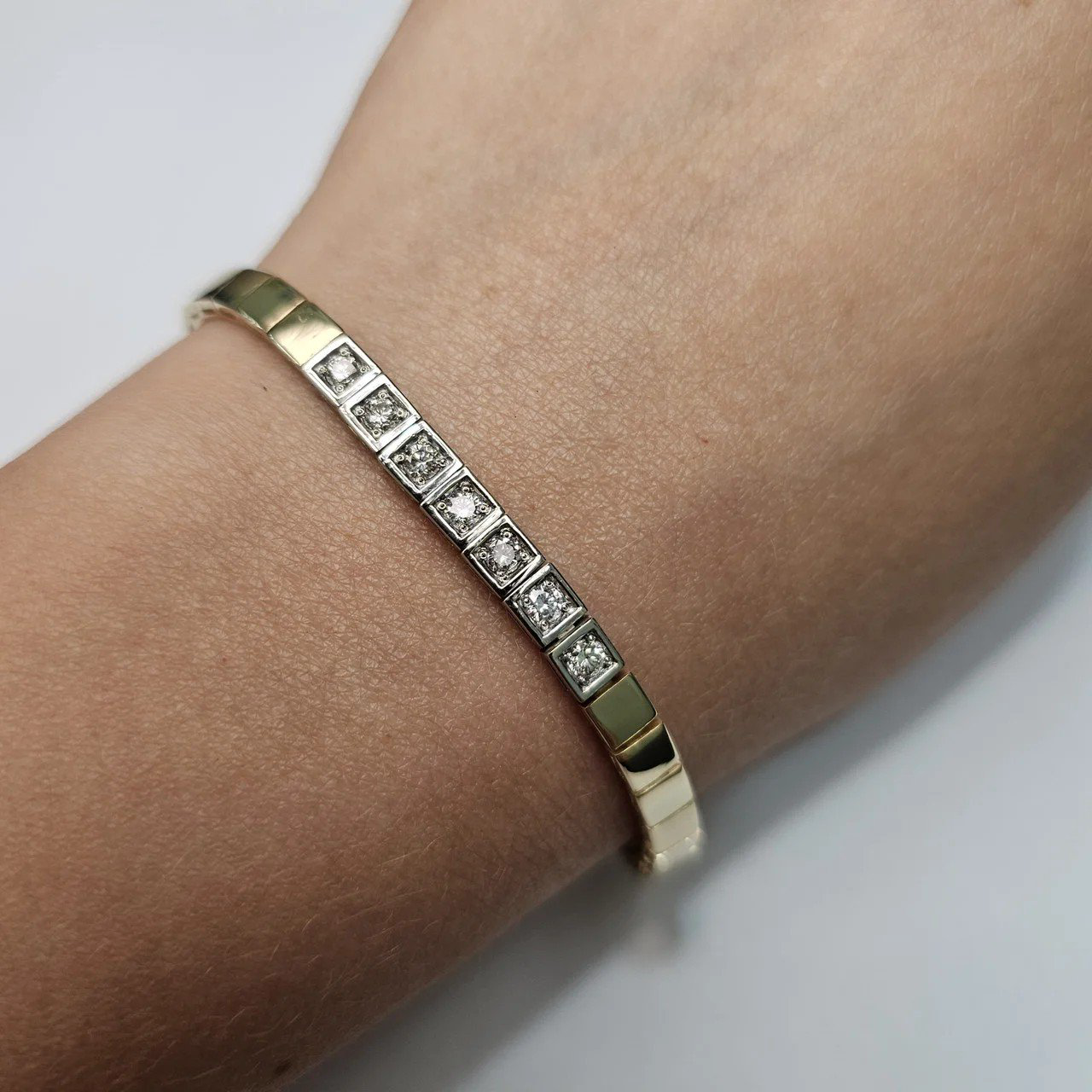 Браслет Deimantas 110969405 17,5р 12,7гр 0,53ct. купить,NaN