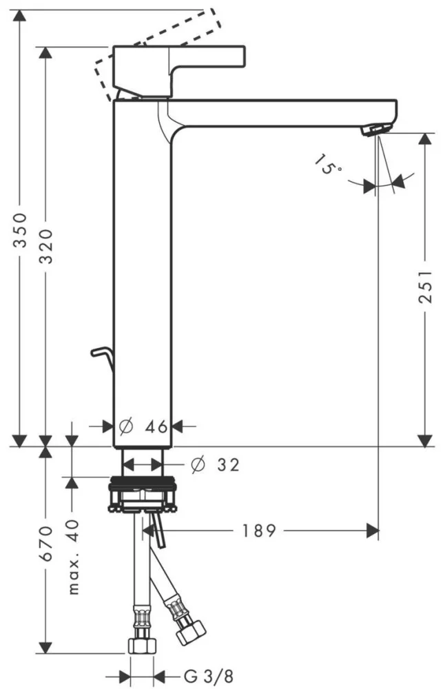 Смеситель Hansgrohe Metris S Highriser 31022000 хром - ForteMarket Смеситель Hansgrohe Metris S Highriser 31022000 хром купить,345332