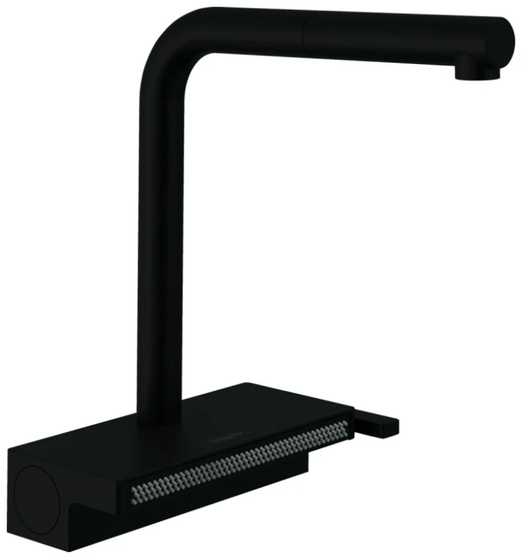 Смеситель Hansgrohe Aquno Select M81 73836670 черный купить,811000