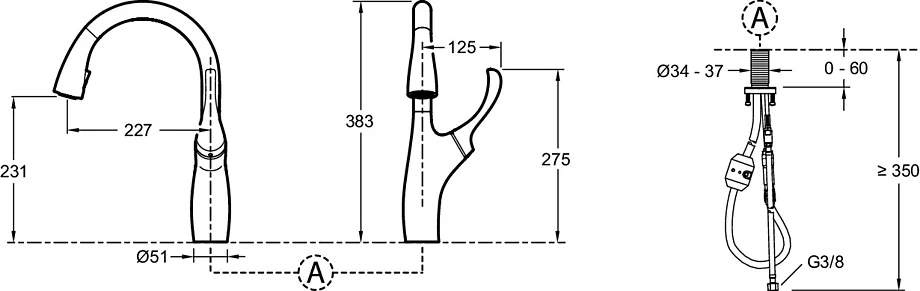 Смеситель Jacob Delafon E72511-CP хром