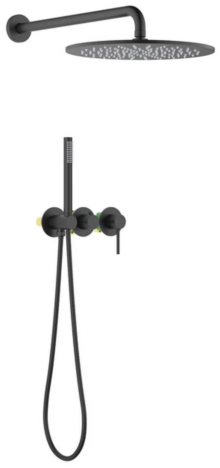 Душевая система Timo Saona SX-2349/03SM черный матовый купить,NaN