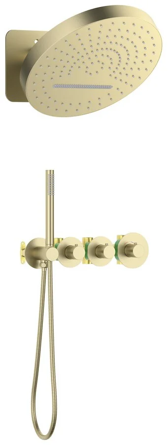 Душевая система Timo Saona SX-2329/17SM золото матовый купить,NaN