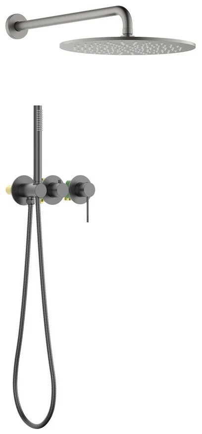Душевая система Timo Saona SX-2349/18SM черное золото купить,NaN