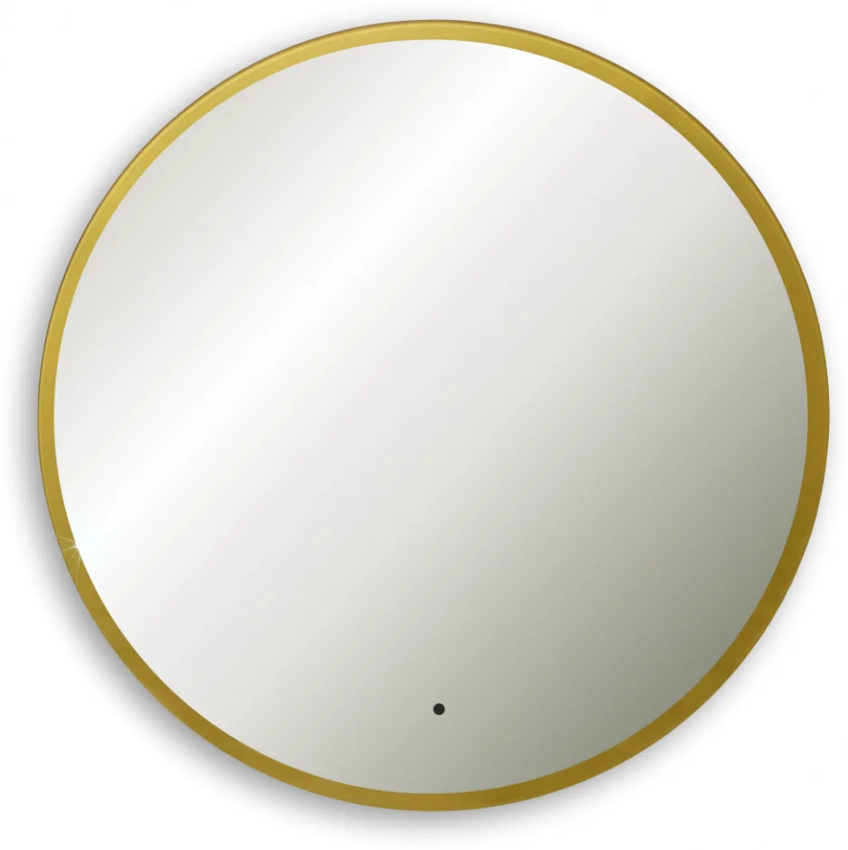 Зеркало Abber Mond AG6204SCGL-1.0 100х100х2см золото купить,221600