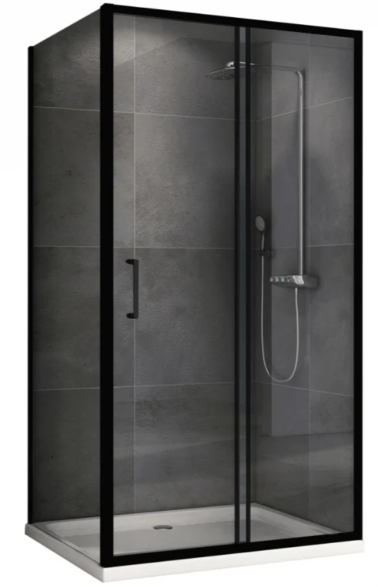 Душевой уголок Abber Schwarzer Diamant AG30100B5-S100B5 100х100х190см купить,NaN