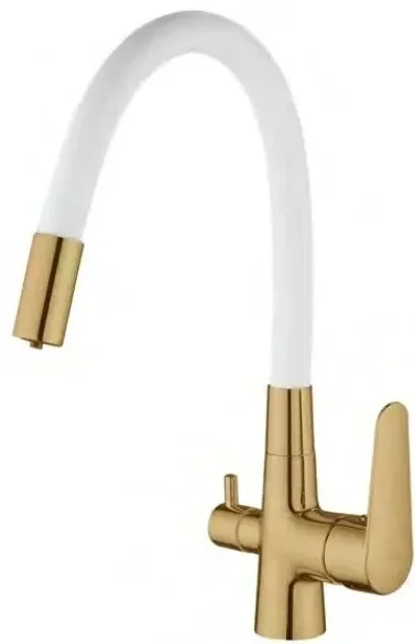 Смеситель Esko Coral CL03GW белый/золото купить,128445
