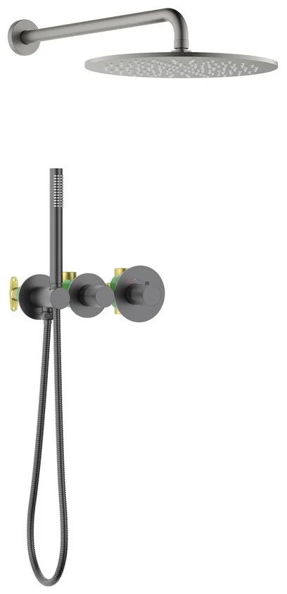 Душевая система Timo Saona SX-2359/18SM черное золото купить,NaN