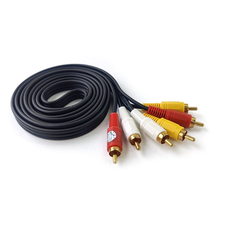 Кабель ViTi 3RCA 1.5м черный 