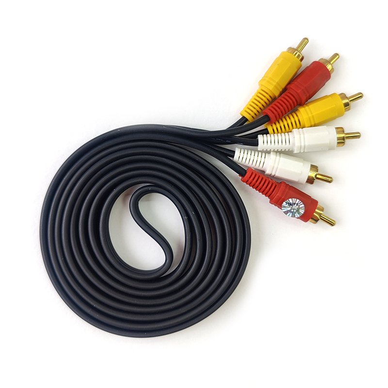 Кабель ViTi 3RCA 1.5м черный  купить,0