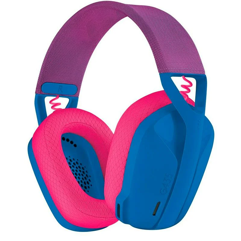 Наушники Logitech G435 981-001062 сине-красные купить,NaN