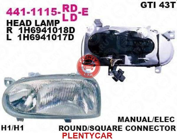 DEPO блок фара 441-1115L-LD-E купить,NaN