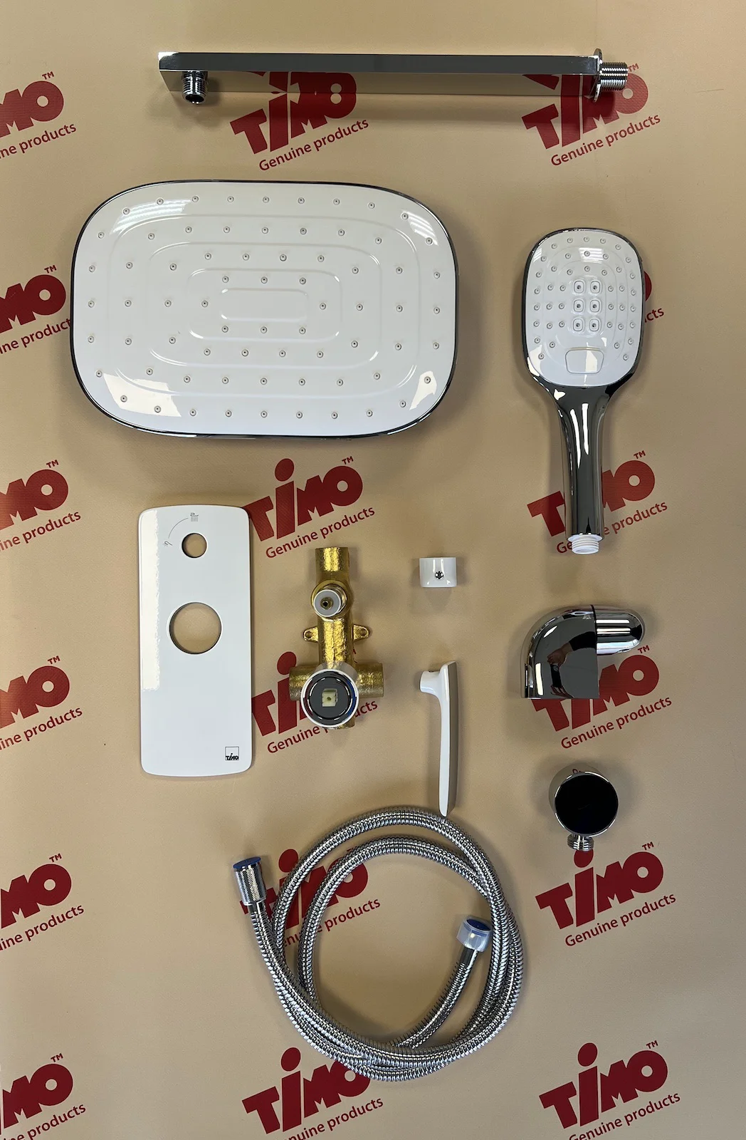 Душевая система Timo Helmi SX-4069/00-16SM хром-белый купить,NaN