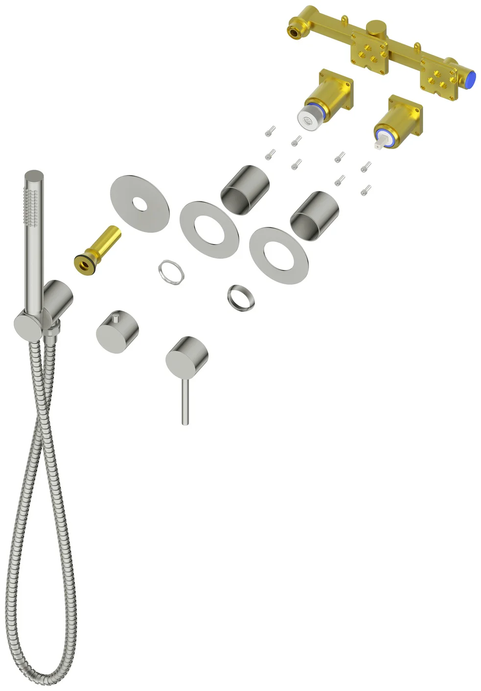Душевая система Timo Saona SX-2349/17SM золото матовое купить,NaN