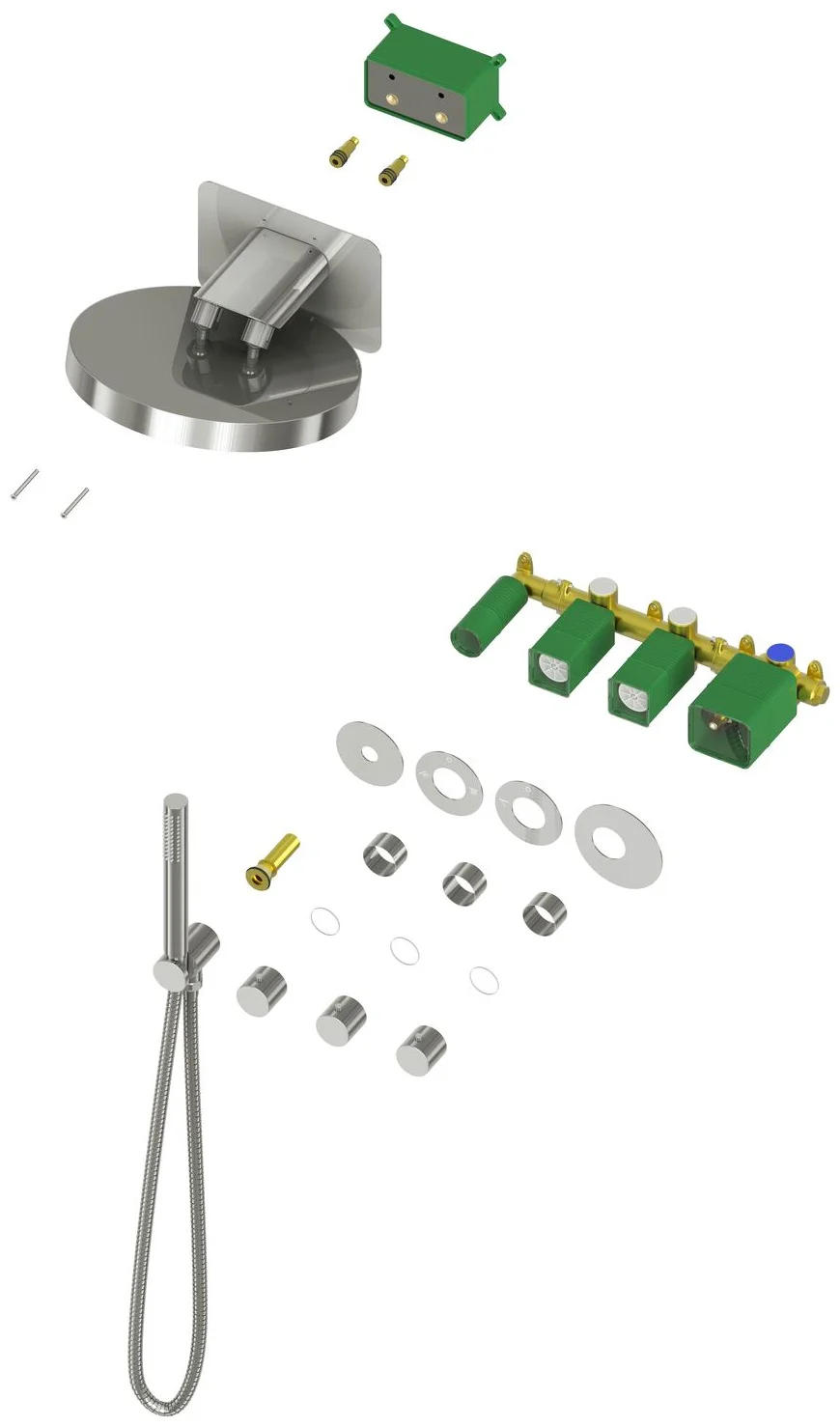 Душевая система Timo Saona SX-2329/16SM белый матовый купить,NaN